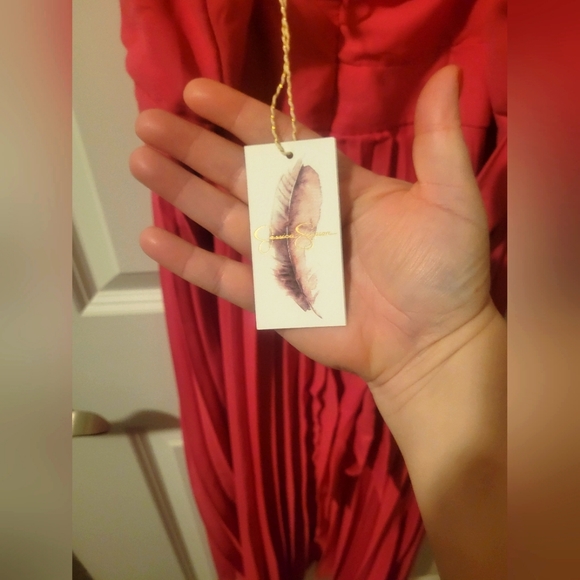 Jessica Simpson Pleated Pink Dress | Size XL | NWT - Picture 4 of 5